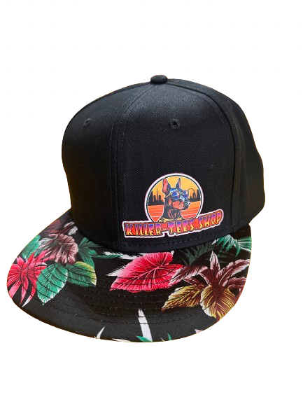 Hawaiian bill hat Killer Tees logo