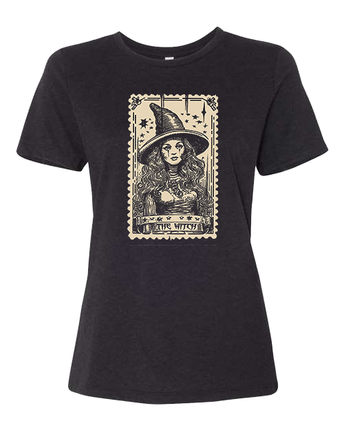 The Witch Tarot Card Shirt Printed on Soft Bella Canvas