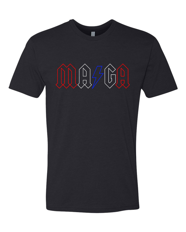 MAGA Lightning Red, White, and Blue T-Shirt